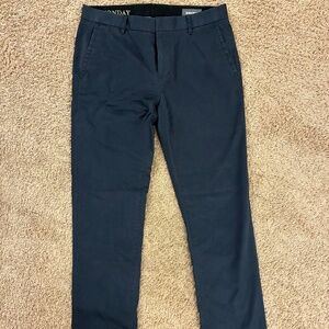 Bonobos Monday Slim Tailored Navy Dress Pant